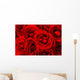 Close Up Of Red Roses Wall Mural