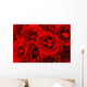 Close Up Of Red Roses Wall Mural
