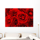 Close Up Of Red Roses Wall Mural