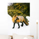 Fox On Snow Wall Mural