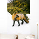 Fox On Snow Wall Mural