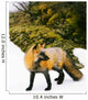 Fox On Snow Wall Mural