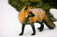 Fox Watching Behind Him Wall Mural