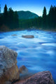 Maligne River Through The Rocky Mountains Wall Mural