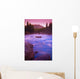 Maligne River Through The Rocky Mountains Wall Mural