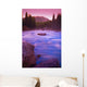 Maligne River Through The Rocky Mountains Wall Mural