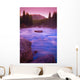 Maligne River Through The Rocky Mountains Wall Mural