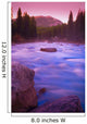 Maligne River Through The Rocky Mountains Wall Mural