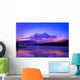 Foggy Mountain Sunrise Wall Mural