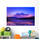 Foggy Mountain Sunrise Wall Mural