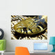 Checkered Garter Snake's Head Wall Mural