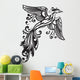 Decorative bird Wall Decal