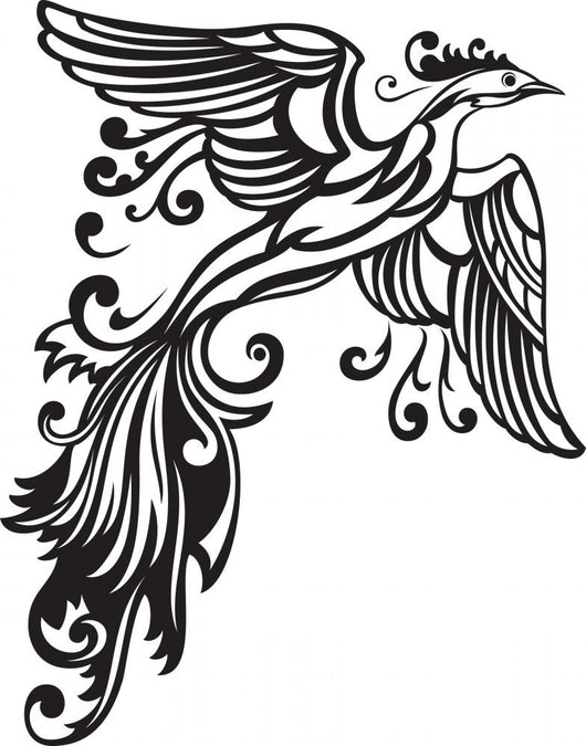 Decorative bird Wall Decal