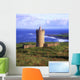 16Th Century Tower House Overlooking The Atlantic Ocean Wall Mural