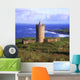 16Th Century Tower House Overlooking The Atlantic Ocean Wall Mural