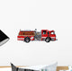 Ladder Fire Truck Wall Decal