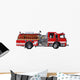 Ladder Fire Truck Wall Decal