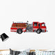 Ladder Fire Truck Wall Decal