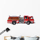 Ladder Fire Truck Wall Decal