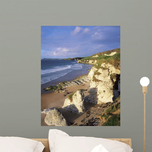 White Rocks Beach, Between Portrush & Dunluce, Co Antrim, Ireland Wall Mural