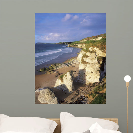 White Rocks Beach, Between Portrush & Dunluce, Co Antrim, Ireland Wall Mural