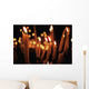 Church Candles Wall Mural