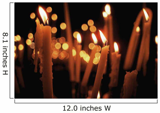 Church Candles Wall Mural