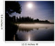 Moonlight On Misty Lake Wall Mural