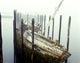 Old Fishing Boat No Longer In Use At Harbour Wall Mural