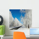 Winter Road Sunny Frosty Wall Decal