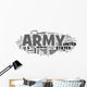 Army Word Cloud Wall Decal
