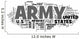 Army Word Cloud Wall Decal