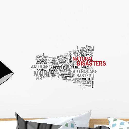 Natural Disaster Wall Decal