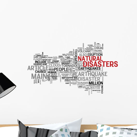 Natural Disaster Wall Decal