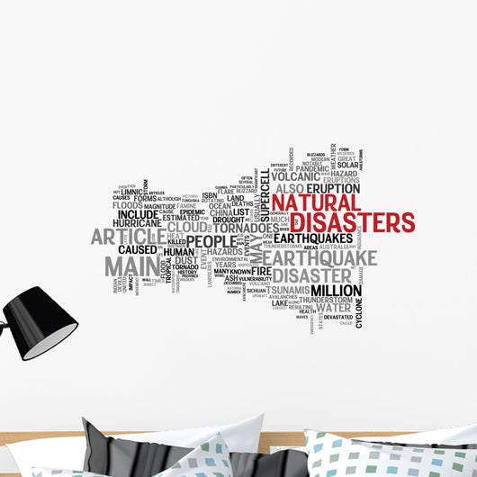 Natural Disaster Wall Decal