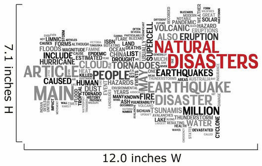 Natural Disaster Wall Decal