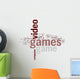 Video Games Wall Decal