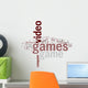 Video Games Wall Decal