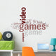 Video Games Wall Decal