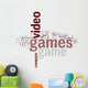 Video Games Wall Decal