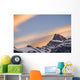 Clouds At Sunset Above Mountain Peaks Wall Mural