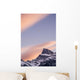 Clouds At Sunset Above Mountain Peaks Wall Mural