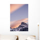 Clouds At Sunset Above Mountain Peaks Wall Mural