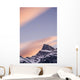 Clouds At Sunset Above Mountain Peaks Wall Mural