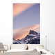 Clouds At Sunset Above Mountain Peaks Wall Mural