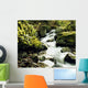 River With Rocks In The Forest Wall Mural