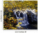 Small Waterfall Among Trees Wall Mural