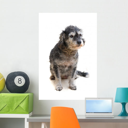 Dog White Wall Decal Design 2