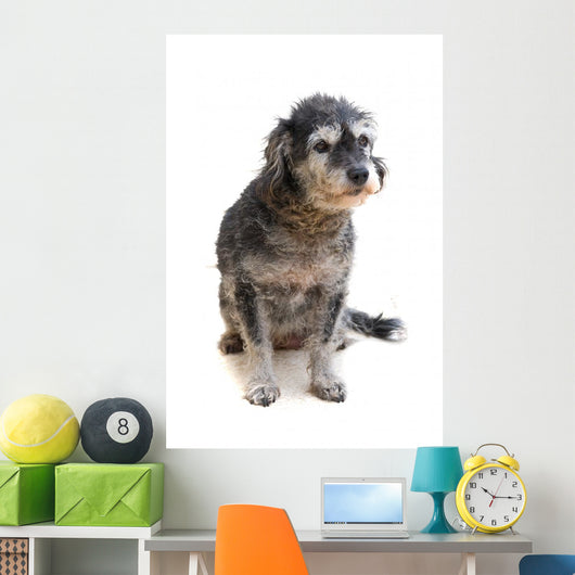 Dog White Wall Decal Design 2