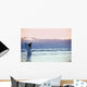 Surfer In The Shallow Water Wall Mural